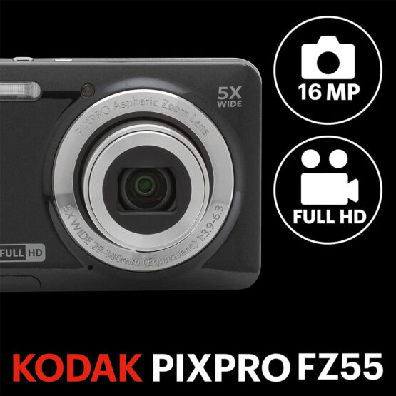 Kodak FZ 55 Pixpro 16Mp - nero - con astuccio - immagine 9