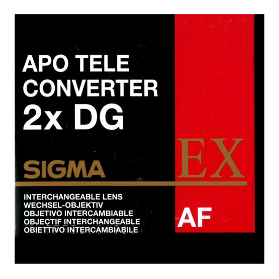 Sigma duplicatore 2x EX DG APO - Nikon F - USATO "AAA" - immagine 3