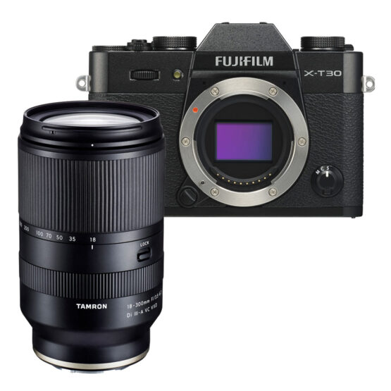 Fujifilm X-T30 II + Tamron 18-300mm - NERO - garanzia FUJIFILM ITALIA 2 ANNI