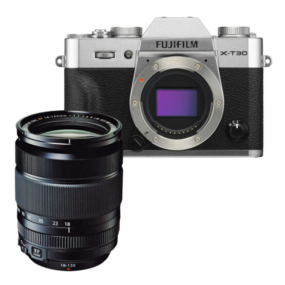 Fujifilm X-T30 II + XF 18-135mm – SILVER - garanzia FUJIFILM ITALIA 2 ANNI
