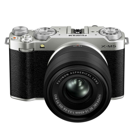 Fujifilm X-M5 + XC 15-45mm - silver - garanzia FUJIFILM ITALIA 2 anni