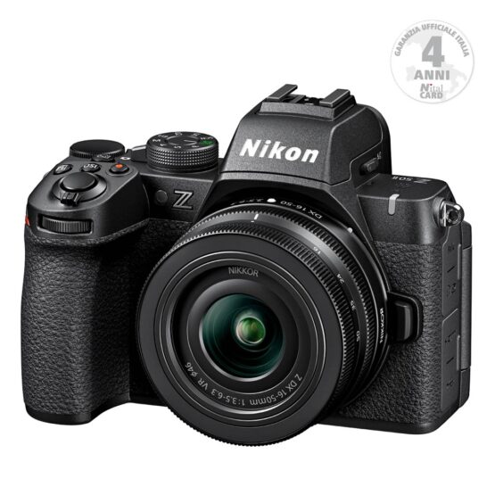 Nikon Z50 II + 16-50 + SD 128GB – Garanzia Nital Italia 4 Anni