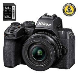Nikon Z50 II + 16-50 + SDXC Lexar 128GB – Garanzia Nital Italia 6 Anni