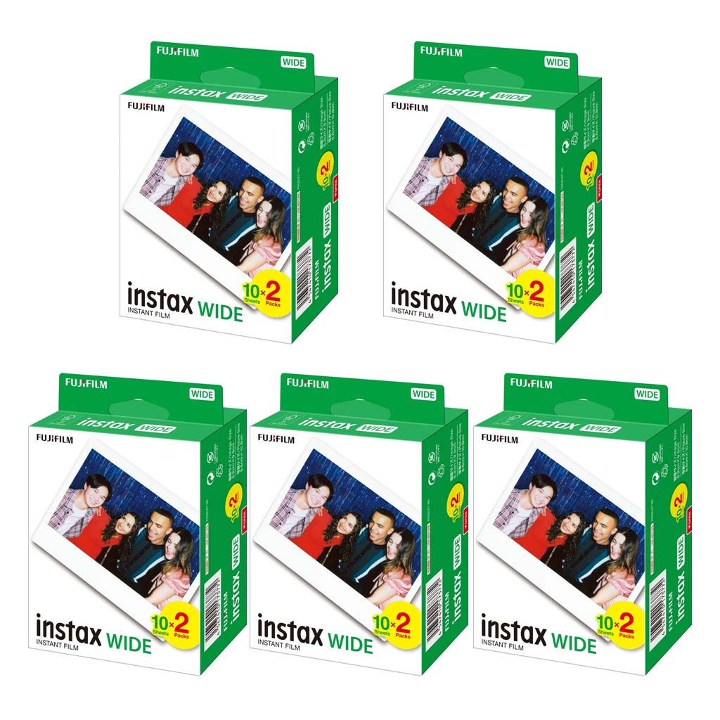 Fujifilm pellicola Instax WIDE 20X5 - 100 foto colore