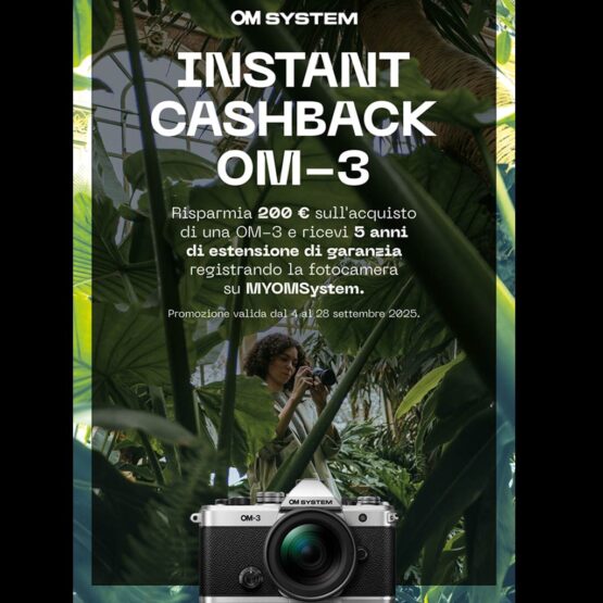 OM System OM-3 corpo - SCONTO € 200 - garanzia POLYPHOTO Italia 5 anni - immagine 3