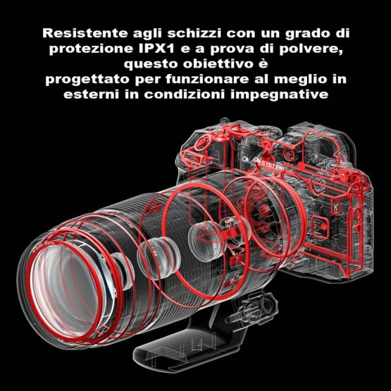 OM System M.Zuiko Digital ED 100-400mm f/5-6,3 IS II – gar. POLYPHOTO Italia - immagine 10
