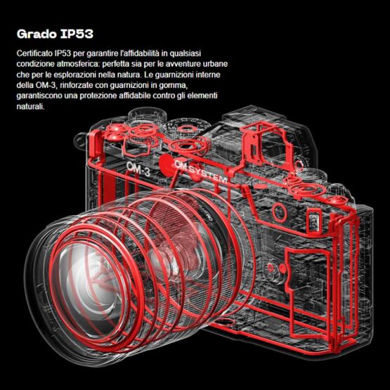 OM System OM-3 corpo + SD 64gb + borsa - garanzia POLYPHOTO Italia - immagine 16