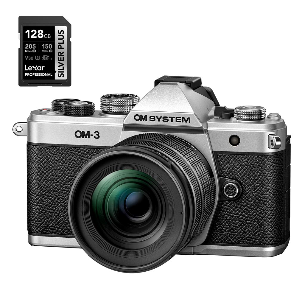 OM System OM-3 + 12-45mm f/4 Pro + CASHBACK di € 200 + 2° batteria BLX-1 + SD 128GB + 5 ANNI garanzia POLYPHOTO Italia