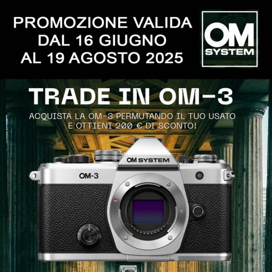 OM System OM-3 + 12-45mm f/4 Pro - PROMOZIONE TRADE-IN SCONTO € 200 – garanzia POLYPHOTO Italia - immagine 2