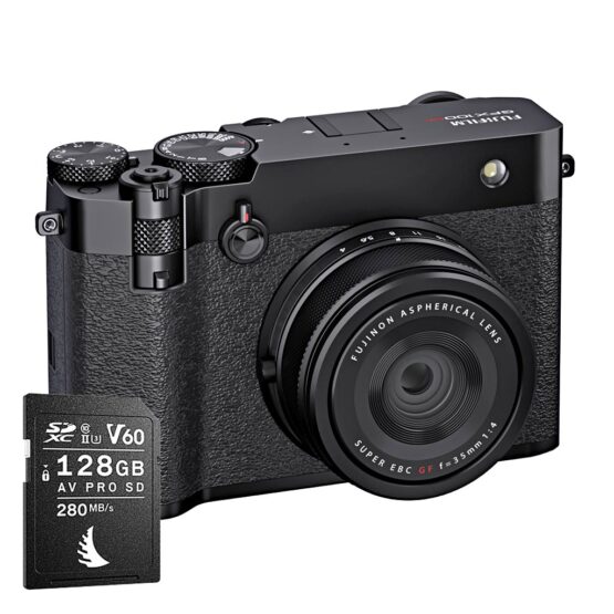 Fujifilm GFX 100 RF + SDXC 128GB – Black - garanzia FUJIFILM ITALIA 2 anni