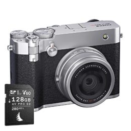 Fujifilm GFX 100 RF + SDXC 128GB – Silver  - garanzia FUJIFILM ITALIA 2 anni