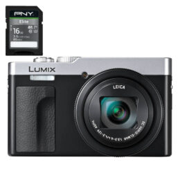 Panasonic Lumix TZ99 silver + SD 16GB + mini treppiede - Garanzia Fowa Italia 4 anni