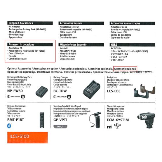 Sony Alpha 6100 corpo - garanzia Sony Italia 2 anni - immagine 19