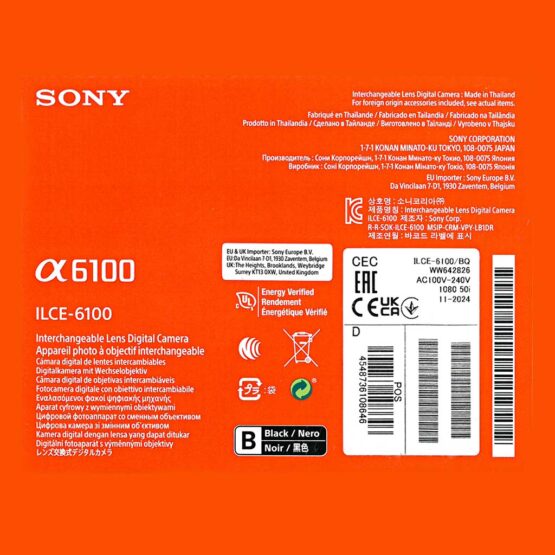 Sony Alpha 6100 corpo - garanzia Sony Italia 2 anni - immagine 20