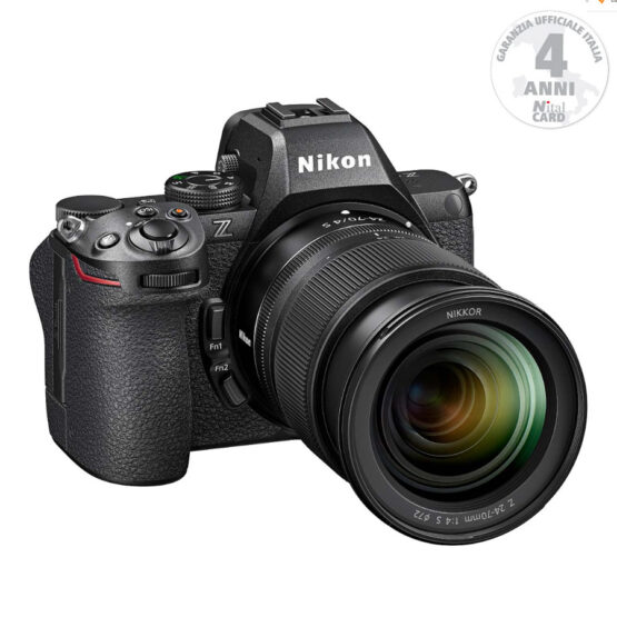 Nikon Z5 II + Z 24-70mm S + SDXC 128GB – Garanzia Nital Italia 4 Anni
