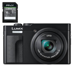 Panasonic Lumix TZ99 nero + SD 16GB + mini treppiede - Garanzia Fowa Italia 4 anni