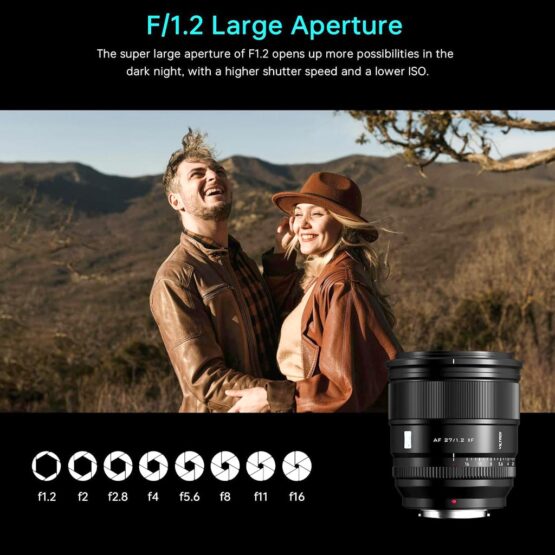 VILTROX 27mm f/1.2 Pro XF - attacco Fujifilm X - garanzia VILTROX Italia - immagine 8