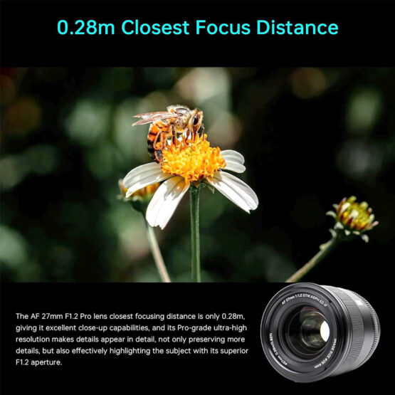 VILTROX 27mm f/1.2 Pro XF - attacco Fujifilm X - garanzia VILTROX Italia - immagine 9