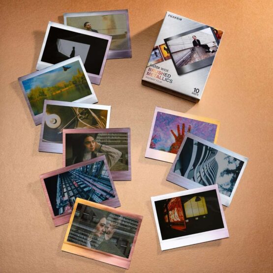 Fujifilm pellicola Instax WIDE Brussed Metallics 10X2 - 10 foto colore - immagine 9