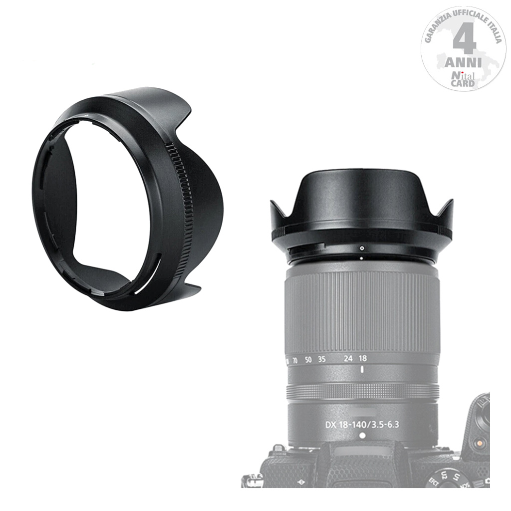 Nikon HN-N101 Paraluce A Baionetta Per Obiettivi NIKKOR – Riduce I Riflessi – Si Monta Inverso
