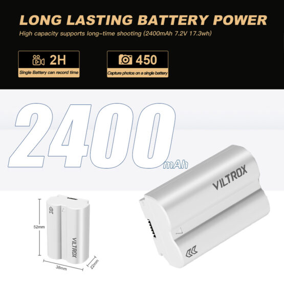 Viltrox batteria NP W235 - ricaricabile con porta USB-C - immagine 4
