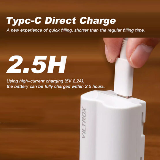 Viltrox batteria NP W235 - ricaricabile con porta USB-C - immagine 5