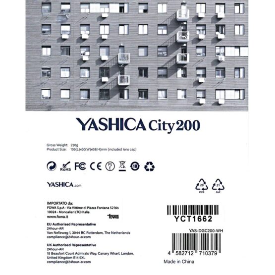 Yashica City 200 – bianca – garanzia Fowa 2 anni - immagine 9