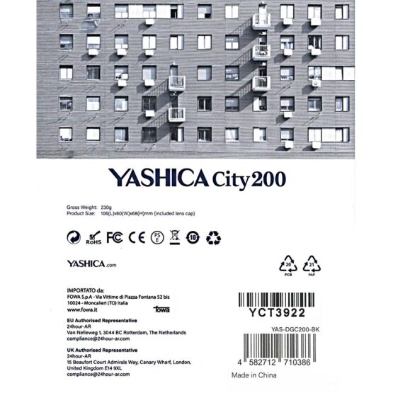 Yashica City 200 – nera – garanzia Fowa 2 anni - immagine 9