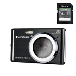 AgfaPhoto DC5200 nera + SD 16gb + astuccio