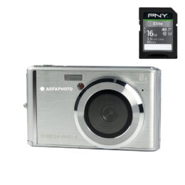 AgfaPhoto DC5200 silver + SD 16gb + astuccio