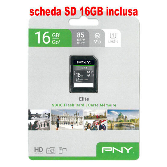AgfaPhoto DC5200 rosso + SD 16gb + astuccio - immagine 12