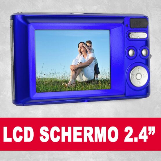 AgfaPhoto DC5200 blue + SD 16gb + astuccio - immagine 6