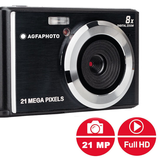 AgfaPhoto DC5200 nera + SD 16gb + astuccio - immagine 5