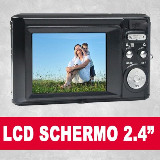 AgfaPhoto DC5200 nera + SD 16gb + astuccio - immagine 6