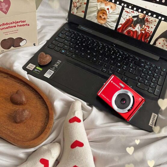 AgfaPhoto DC5200 rosso + SD 16gb + astuccio - immagine 10
