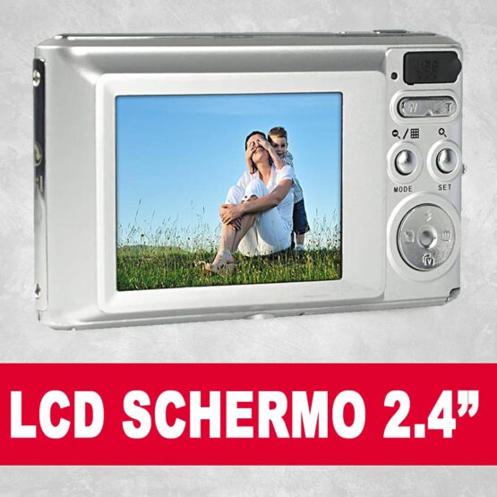 AgfaPhoto DC5200 silver + SD 16gb + astuccio - immagine 6