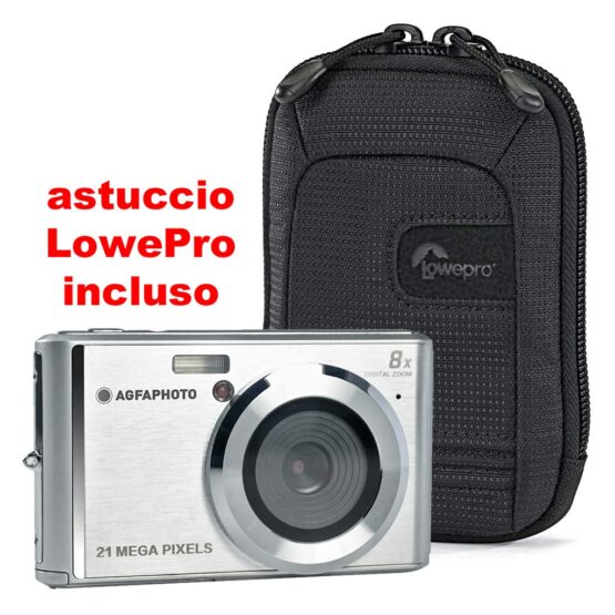 AgfaPhoto DC5200 silver + SD 16gb + astuccio - immagine 8