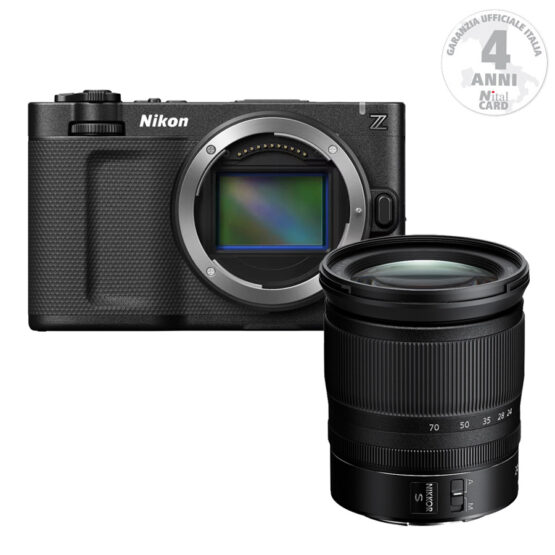 Nikon ZR corpo + 24-70mm f/4 S + CF express 256 GB - Garanzia Nital Italia 4 Anni
