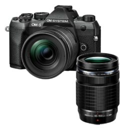 Om System OM-5 Mark II + 12-45mm f/4 Pro + ob. 40/150mm f/4 PRO + CASHBACK di € 500 + GARANZIA 5 ANNI Polyphoto Italia
