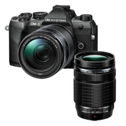 Om System OM-5 Mark II + 14-150mm II + ob. 40/150mm f/4 PRO - black + CASHBACK di € 500 + GARANZIA 5 ANNI Polyphoto Italia