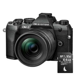 Om System OM-5 Mark II + 12-45mm f/4 Pro + SD 64GB - black - CASHBACK € 200 - gar. POLYPHOTO Italia 2 anni