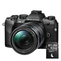 Om System OM-5 Mark II + 14-150mm II + SD 64GB - black - CASHBACK € 200 - gar. POLYPHOTO Italia 2 anni