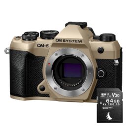 Om System OM-5 Mark II - corpo sabbia + SD 64GB - CASHBACK € 200 - gar. POLYPHOTO Italia 2 anni