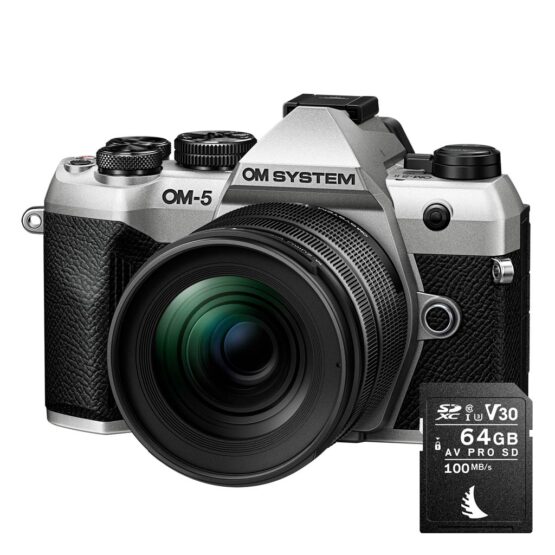 Om System OM-5 Mark II + 12-45mm f/4 Pro + SD 64GB - silver - CASHBACK € 200 - gar. POLYPHOTO Italia 2 anni
