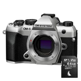 Om System OM-5 Mark II - corpo silver + SD 64GB - CASHBACK € 200 - gar. POLYPHOTO Italia 2 anni