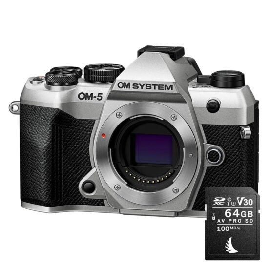 Om System OM-5 Mark II - corpo silver + SD 64GB - CASHBACK € 200 - gar. POLYPHOTO Italia 2 anni