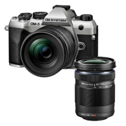 Om System OM-5 Mark II + 12-45mm f/4 Pro + ob. 40/150mm R - silver + CASHBACK di € 300 + GARANZIA 5 ANNI Polyphoto Italia