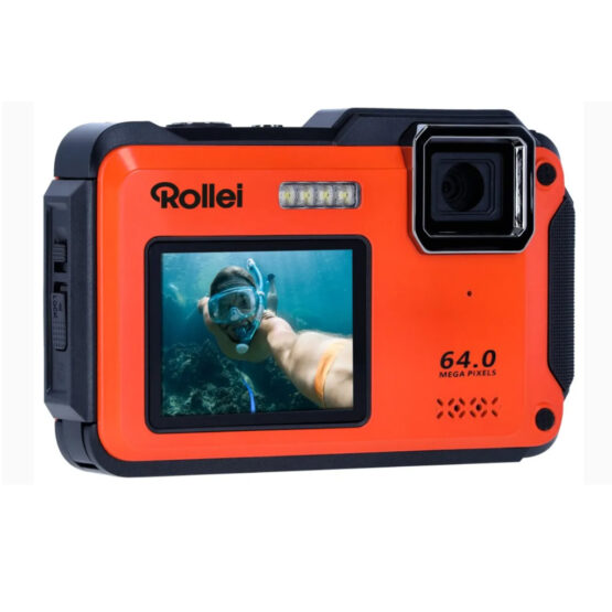Rollei Sportsline 64 Selfie - fotocamere impermeabile - doppio Display - immagine 2