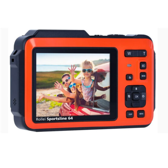 Rollei Sportsline 64 Selfie - fotocamere impermeabile - doppio Display - immagine 5