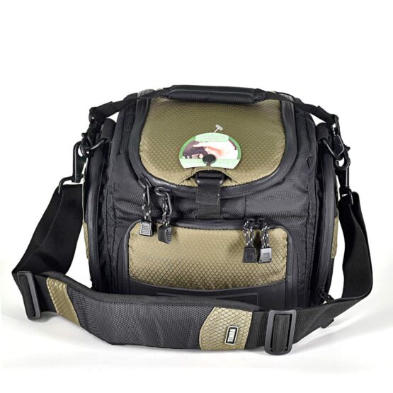Tenba borsa Shoulder Bag small - nero, verde oliva - 632601